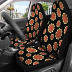 GENANY Sunflower Pattern Car Seat Covers Set of 2, Breathable Front Seat Covers for Truck Sedan SUV, Anime Car Accessories, Anime Gift for Women Men