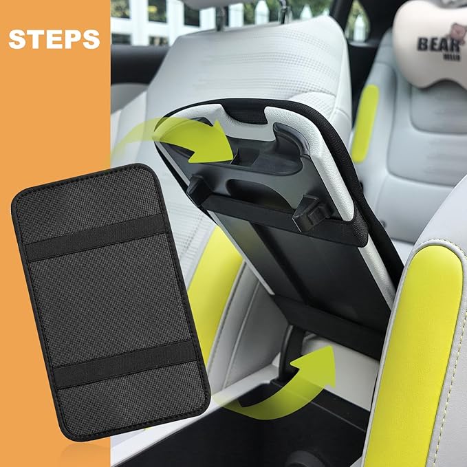 Auto Center Console Pad,American Flag 1 Auto Armrest Pad Seat Box Cushion,Armrest Cover Protector for Vehicle SUV Truck Car
