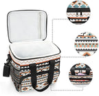 Cooler Bag Insulated Picnic Bag Large Lunch Box Reusable Tote Bag Soft Sided Portable Beach Cooler Grocery Camping