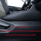 coverdream RAV4 PHEV Waterproof Leather Seat Covers Custom Fit for 2019-2025 Toyota RAV4 Hybrid XSE,Hybrid SE,Prime SE/XSE,Full Coverage,Airbag Compatible,Car Seat Protector (Full Set,Black/Gray)
