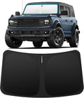 INSAUTO Custom Fit Windshield Sun Shade Accessories for Ford Bronco 2021-2026 (Bronco Sport Not Fit), Foldable Front Window Sunshade, UV & Heat Reflector, Keeps Interior Cool, Includes Storage Bag