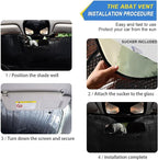 xigua Mountain Forests Car Windshield Sunshade Foldable Front Window Sun Visor Protector for Car,SUV,Truck - Keep Vehicle Cool,55 x 27.6 Inch