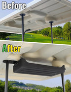 Rear Overhead Storage Tray for Club Car Tempo 2025 Golf Cart Accessories, Roof Rear Storage Box Ceiling Organizer Tray Compatible with Club Car Tempo Standard Factory Roof