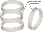 ATIE Pool Cleaner Upgraded Rubber Tire Compatible with Pentair Legend Pool Cleaner Wheel Rubber Tires 360007 and LLC1 (4 Pack)