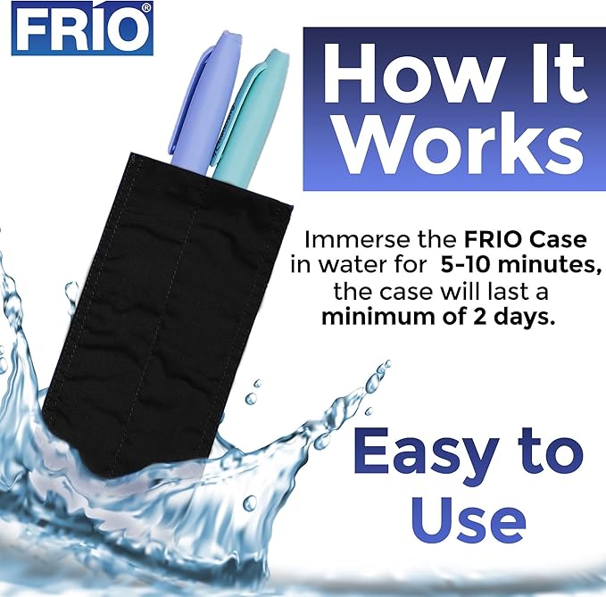 FRIO Cooling Wallet - Insulin Cooler for 45+ Hours of Stress Free On The Go - Purple - Duo