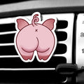 WIRESTER Fresh Scented Car Air Freshener Vent Clip, Decorative Accessories, Interior Decoration for Cars - Cute Animal Butt, Cute Dog Cat, Dog Butt Looking Back, Dog Lying