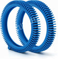 2 Pack 896584000-143 Blue Front Tire Kit with Super Hump – Compatible with Hayward Poolvergnuegen 2X & 4X Pool Cleaners, Phoenix Series – Durable Front Wheel Replacement for Smooth Pool Cleaning