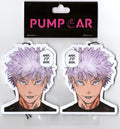 PumpCar 2 pieces satoru Nah I'd Win double-sided hanging Japanese anime cherry-scented air freshener Cool anime hanging for rearview mirror Car Interior Accessories Gifts