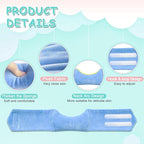 Torticollis Pillows for Infants - Neck Support Newborn Baby Carseat Head Positioner Toddler Plagiocephaly Cushion Traveling Sleep Correction Adjustable Soft Flannel