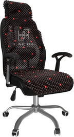 LACDL Beaded Seat Covers for Truck, Trailer, Van, RV, Car Seat Cooling Cover, Auto Ventilated Seat Cushion, Wood Breathable Car Seat Beads, Seat Cooler Pad Sweat Protector for Summer, Stars