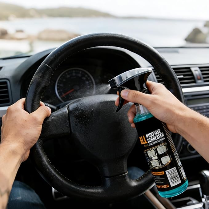 Interior Car Cleaner - 300ml Automotive Detailing Agent, Dashboard Protectant for Maintenance, Premium Quality Spray, Modern-Style Solution with UV-Protection, High-End Grade Formula for Restoring