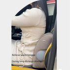 Lumbar Support Pillow for Office Chair and Car Seat, Inflatable Travel Back Rest Cushion for Airplane,Versatile Use Lower Back Cushion,Back Support Pillow, Protable Foldable Design