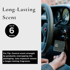 Geotanical Car Air Fresheners, Variety Pack of 6 (3 Black Coral Tide, 3 Tobacco Teak)