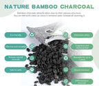 6 Pack Activated Charcoal Odor Absorber. Nature Fresh Bamboo Charcoal Air Purifying Bag Home Closet Air Freshener Deodorizer and Moisture Eliminator, Purifier for Closet, Shoe, Car Air freshener