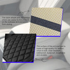 Car Center Console Cover, Scratch-Resistant Leather Vehicle Armrest Seat Storage Box Protector Cushion, Comfortable Automotive Interior Armrest Pad Mat, Universal Fit (Black)
