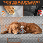 sportuli Dog Truck Rear Seat Cover Replce for Toyota Tacoma/Ford Ranger/Chevy Colorado, 600D Oxford Cloth Heavy Duty Waterproof Non Slip Pet Truck Back Bench Seat Cover, Fit for All Mid-Size Trucks