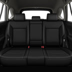 AOMSAZTO Custom Fit Car Seat Covers for Toyota RAV4 Hybrid 2019 2020 2021 2022 2023 2024 2025 Toyota RAV4 LE, XLE, XLE Premium, Limited-Full Set Faux Leather (Black)