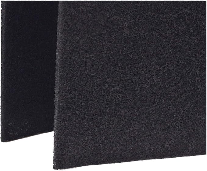 Breathe Naturally Universal 8x48 Cut-to-Fit Activated Carbon Filter (6 Pack) Charcoal Air Filter Sheet for Air Purifiers