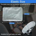 Baby Car Seat Sun Shade Cover - Keep Baby's Carseat Cooler Foldable PET Aluminium Cover for UV Protection, Dust