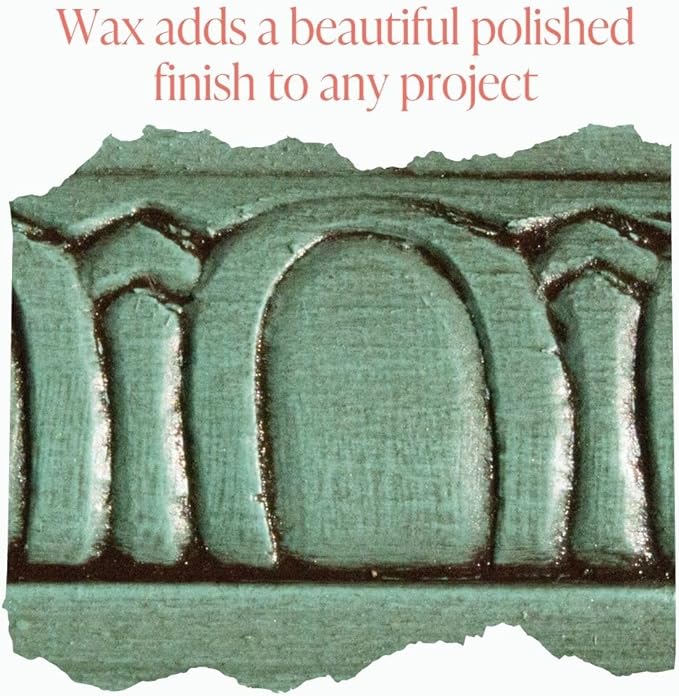 Furniture Wax - 100% Natural Sealant for Chalk Furniture Paint or Raw Wood, Light Protection, Easy To Apply, No Odor, Eco-Friendly - 7 Color Choices - Antiquing [Brown] (8 oz)