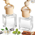 2-Pack Car Fresheners Long Lasting & Car Deodorizer - Caramel & Vanilla Oud Hanging Car Air Freshener for Men and Women, Car Necessities & Scent Diffuser by VUTOLLOSA