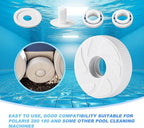 Pool Cleaner Wheels Replacement Parts, Includes C16 Pool Cleaner Idler Wheel with Ball Bearing C60 Screw C55 and Washer C64, Large Wheel Assembly, Rebuild Kit for Polaris 180/280