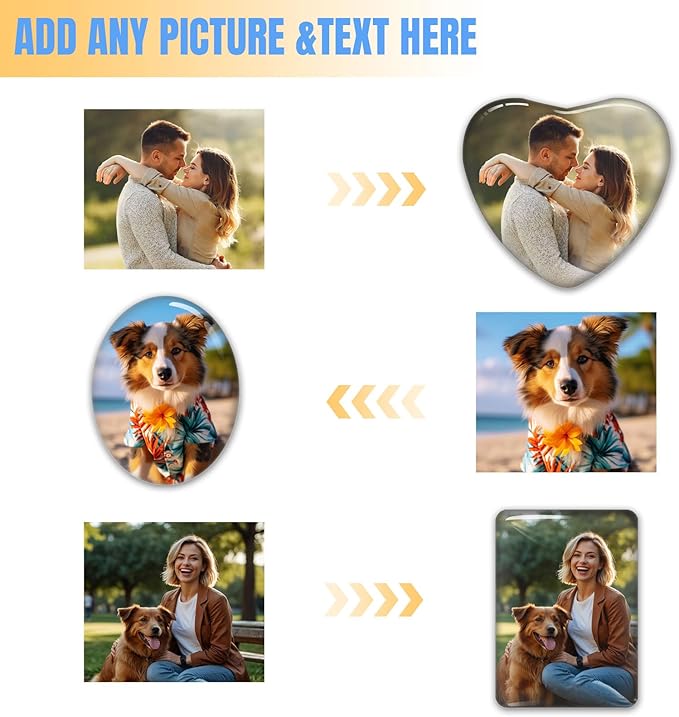 Personalized Car Air Vent Clip Pack of 2 with Your Photo and Text,Custom Different Scents Car Air Vent Clip,Interior Decoration,Decorative Accessories