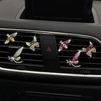 Bee Butterfly Dragonfly Car Aromatherapy Diffusers - 3 Pcs Green Vent Clip Car Decoration & Interior Decor Accessories