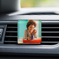 Custom Crystals Car Air Vent Clip with Photo Personalized Picture Car Air Freshener Clips Interior Car Accessories Decoration for Men Women
