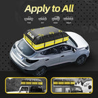 Car Rooftop Cargo Carrier Bag,100% Waterproof Heavy Duty 1000D Car Top Carrier,21 Cubic Feet Car Roof Bag for All Vehicle with/Without Rack,Anti-Tear Anti-Slip Mat, Luggage Lock,6 Door Hooks