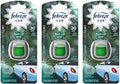 Febreze Car Vent Clip Air Freshener - Limited Edition Holiday Collection - Fresh-Cut Pine - 1 Count Vent Clip Per Package - Pack of 3 Packages Green
