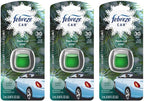 Febreze Car Vent Clip Air Freshener - Limited Edition Holiday Collection - Fresh-Cut Pine - 1 Count Vent Clip Per Package - Pack of 3 Packages Green