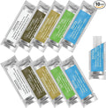 10 Bags Fragranced Car Diffuser Refills for RoyAroma Car Diffuser Vent Clips, Car Air Fresheners Scents Diffuser Perfume Essential Oil sticks- 5 Scents-Vanilla, Tea Tree, Sandalwood, Cinnamon, Jasmine