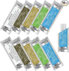 10 Bags Fragranced Car Diffuser Refills for RoyAroma Car Diffuser Vent Clips, Car Air Fresheners Scents Diffuser Perfume Essential Oil sticks- 5 Scents-Vanilla, Tea Tree, Sandalwood, Cinnamon, Jasmine