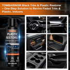 Plastic Restorer for Car Trim – 4oz Restores Faded Black Plastic, Vinyl & Rubber with Long-Lasting Shine & UV Protection – Interior & Exterior Car Plastic Restorer, Black Trim Restorer