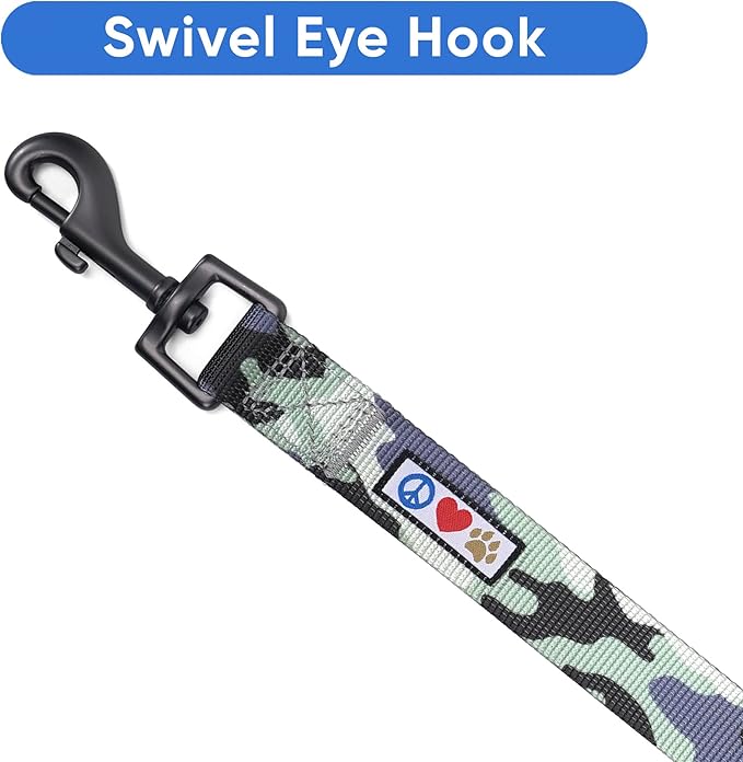 Pawtitas Dog Seat Belt | Pet Safety Seat Belt with Adjustable Strap for Small to Large Dogs | Exceeds Dog Safety Standards | Keep Your Dog Secure in The Car - Grey Camo Car Seat Belt for Dogs