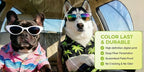Windshield Sun Shade for Car, Cute Husky & French Bulldog Car Windshield Sunshade, Funny Dog UV Heat Shield, Foldable Automotive Sun Shade for Cars SUV Trucks