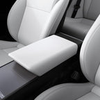 Spigen Center Console Armrest Cover for Tesla Model Y Juniper (Standard, Premium & Performance 2026/2025) and Model 3 Highland (Standard, Premium & Performance 2026/25/24) - White