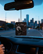 Funny Gothic Car Air Freshener 3Pcs F-CAW-F Black Caw Car Accessories Interior Hanging Scents Automotive Mirror Decor for Men Women