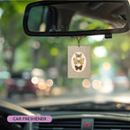 Vintage Neutral Butterfly Floral Lavender Car Air Freshener 3Pcs, Coquette Bow Rustic Moth Flower Scents Air Freshener for Women Girls, Retro Car Accessories Interior Mirror Decor Hanging