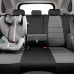coverdream Rav4 Hybrid Seat Covers Custom Fit for 2019-2024 2025 Toyota Rav4 Hybrid (Not for XSE/SE/Plug-in Hybrid),Full Coverage,Airbag Compatible,Polyester Car Seat Protector(Full Set,Black & Gray)