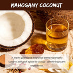 MUBYOK 1.5LB Mahogany Coconut Premium Scented Aroma Beads for Making Car Freshies Supplies PreScented Beads for Car Air Freshener Sachets Long-Lasing Scent
