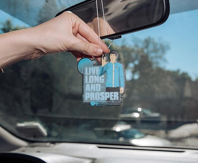 Star Trek: The Original Series Spock Air Freshener, Berry Scent | Provides Long-Lasting Fragrance, Odor Eliminator for a Clean Room, Car, Office | Novelty Science Fiction Gifts and Collectibles