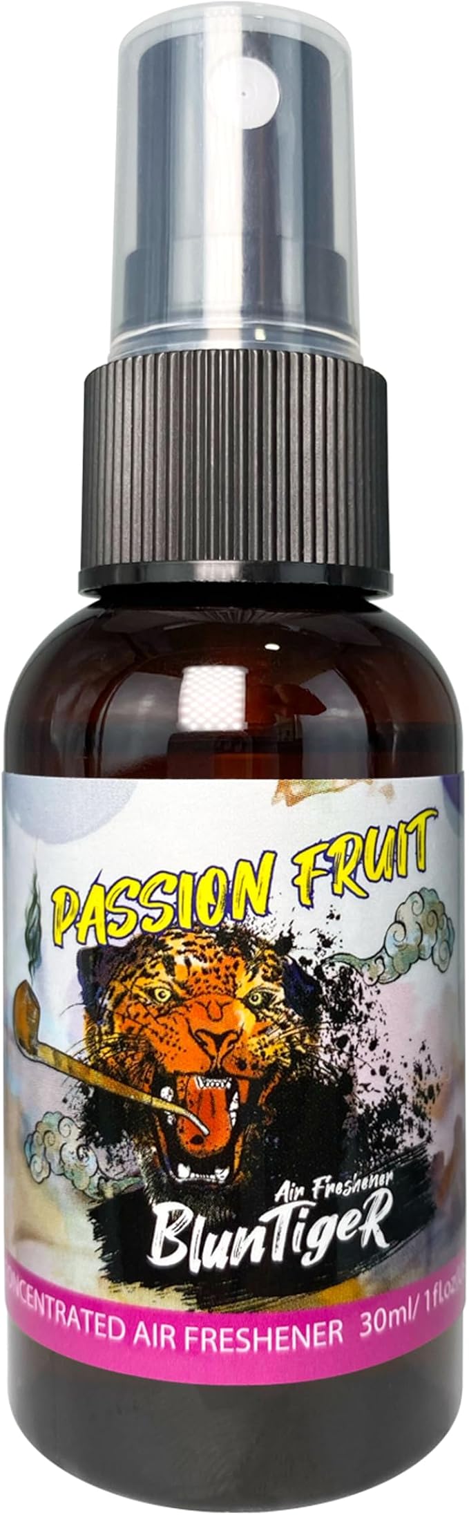 High Concentrated Strong Oil Based Air Freshener (Inspired by Passion Fruit) 30ml/1oz Car, Room, Home and Bathroom Deodorizer & Odor Eliminator Spray