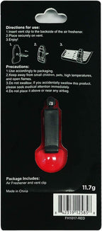 FH Group FH1017 Clip On 3D Air Freshener Ocean Scent (Light Blue) 5PK