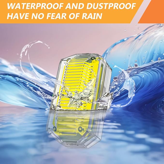 Wireless Emergency Strobe Lights with Remote | USB Rechargeable LED Light Kit (1-Pack) | 7 Colors for Car, Truck, Motorcycle, Drone