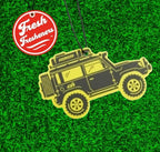 Outdoor Adventure Car Air Freshener 4 Pack Scented With Premium Oils By Fresh Fresheners (Overland SUV)