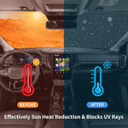 Windshield Sun Shade Custom Fit Nissan Frontier 2022-2025 2026 Front Window Sunshade for Frontier Car Accessories Foldable Sun Visor Protector Window Cover Keep Your Car Cool