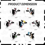 7 Pcs Cow Print Car Air Fresheners for Women – Cute Hanging Car Accessories for Rear View Mirror, Car Interior Decorations with Assorted Scents, Long-Lasting Automotive Accessories for SUVs, Trucks