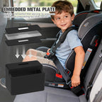 Morlike Silicone Seatbelt Secure Buckle Safety Cover Lock | Keep Children Safe in Car Seat and Prevent Kids from Accidentally Unbuckling | Buckle Guard Fits Almost Vehicles (Black, 2 Pack)
